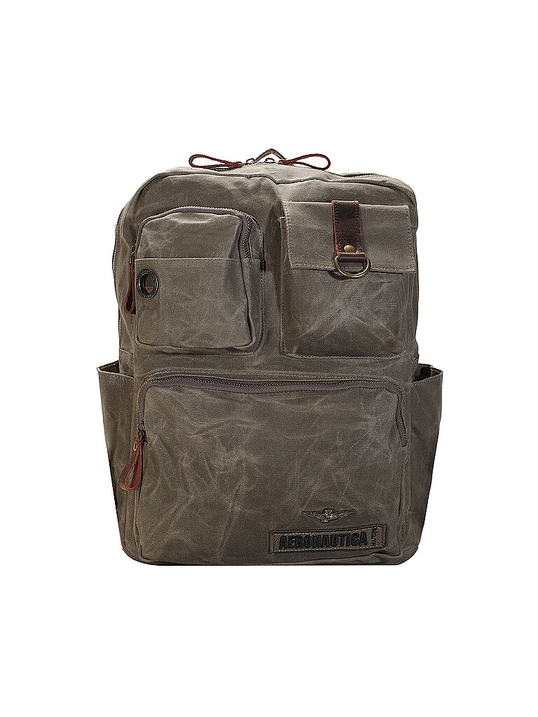 AERONAUTICA MILITARE Rucksack ZAINO  grün herren